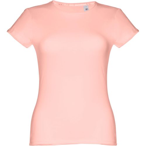 THC SOFIA. Tailliertes Damen-T-Shirt (Art.-Nr. CA067821) - Damen T-Shirt aus 100% Strickjersey und...