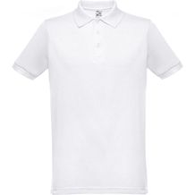 THC BERLIN WH. Kurzärmeliges Herren-Poloshirt. Farbe Weiß (weiß) (Art.-Nr. CA069215)