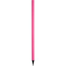 LUCIAN. Fluoreszierender Bleistift aus Holz (rosa) (Art.-Nr. CA069714)