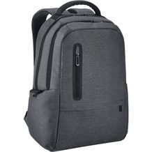 BOSTON. Wasserdichter 2Tone Nylon 17'' Laptop-Rucksack (dunkelgrau) (Art.-Nr. CA073412)