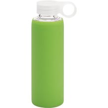 DHABI. Sportflasche aus Borosilikatglas 380 mL (hellgrün) (Art.-Nr. CA076491)