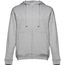 THC AMSTERDAM. Sweatshirt für Männer aus Baumwolle und Polyester (hellgrau melliert) (Art.-Nr. CA080532)