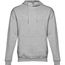 THC PHOENIX. Sweatshirt (unisex) mit Kapuze aus Baumwolle und Polyester (hellgrau melliert) (Art.-Nr. CA084287)