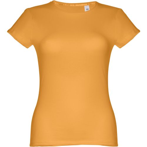 THC SOFIA. Tailliertes Damen-T-Shirt (Art.-Nr. CA093055) - Damen T-Shirt aus 100% Strickjersey und...