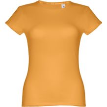 THC SOFIA. Tailliertes Damen-T-Shirt (dunkelgelb) (Art.-Nr. CA093055)