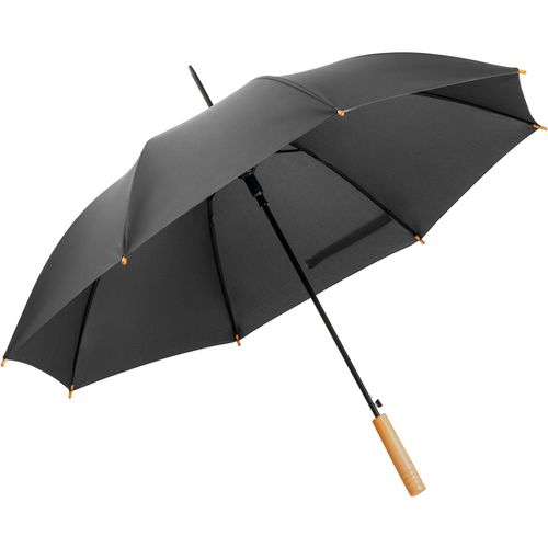 APOLO. PET (100% rPET)-Schirm aus Pongee mit automatischer Öffnung (Art.-Nr. CA094496) - Regenschirm aus PET (100% rPET) Pong...