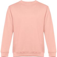 THC DELTA. Sweatshirt (unisex) aus Baumwolle und Polyester (lachs) (Art.-Nr. CA101595)