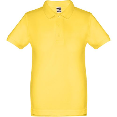 THC ADAM KIDS. Kurzärmeliges Baumwoll-Poloshirt für Kinder (unisex) (Art.-Nr. CA102708) - Kinder Poloshirt aus Piqué Stoff 100...