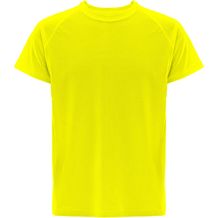 THC MOVE. Kurzärmeliges technisches T-Shirt aus Polyester (Gelb Hexachrome) (Art.-Nr. CA102886)