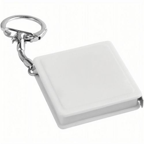 ASHLEY. Schlüsselanhänger mit Maßband (Art.-Nr. CA104935) - Schlüsselanhänger mit einem 1 m Maßba...
