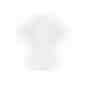 THC LONDON WOMEN WH. Kurzärmeliges Oxford-Hemd für Damen. Weiße Farbe (Art.-Nr. CA109082) - Damen kurzarm Oxford Bluse aus 70%...