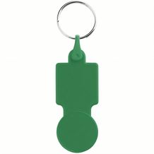 SULLIVAN. Schlüsselanhänger mit Einkaufschip (grün) (Art.-Nr. CA109304)