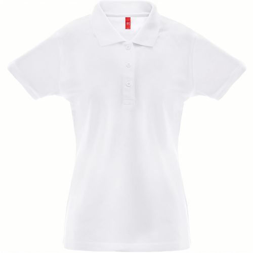 THC BERLIN WOMEN WH. Poloshirt für Damen mit kurzen Ärmeln (Art.-Nr. CA112588) - Damen Poloshirt aus Piqué Stoff 35...
