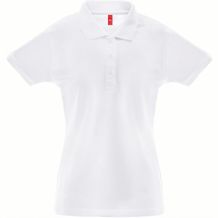 THC BERLIN WOMEN WH. Poloshirt für Damen mit kurzen Ärmeln (weiß) (Art.-Nr. CA112588)