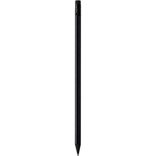 ERNSTER. Bleistift mit Radiergummi und Härtegrad HB (Art.-Nr. CA113980) - Bleistift aus Holz mit Radiergummi...