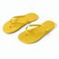 MAUPITI S / M. Bequeme Pantoffeln mit PE-Sohle und PVC-Riemen (gelb) (Art.-Nr. CA114532)