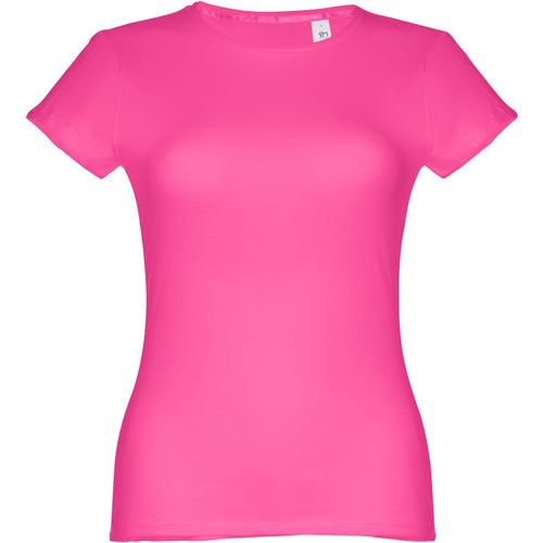 THC SOFIA. Tailliertes Damen-T-Shirt (Art.-Nr. CA117451) - Damen T-Shirt aus 100% Strickjersey und...