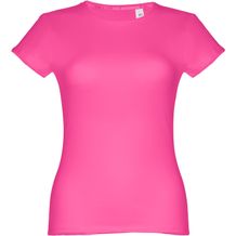 THC SOFIA. Tailliertes Damen-T-Shirt (rosa) (Art.-Nr. CA117451)