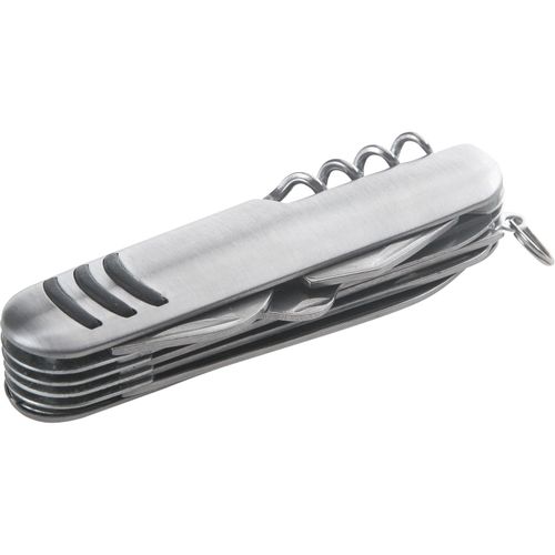 KAPRUN. Multifunktions-Taschenmesser aus Edelstahl und Metall (Art.-Nr. CA117710) - Multifunktions-Taschenmesser aus Edelsta...