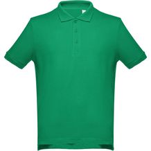 THC ADAM. Kurzarm-Poloshirt aus Baumwolle für Herren (grün) (Art.-Nr. CA119137)