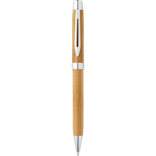 BAHIA. Bambus-Kugelschreiber mit Drehmechanik (Art.-Nr. CA121715) - Kugelschreiber aus Bambus mit Drehmechan...