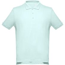 THC ADAM. Kurzarm-Poloshirt aus Baumwolle für Herren (Menthol grün) (Art.-Nr. CA132305)