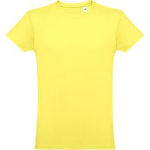 THC LUANDA. Herren-T-Shirt aus Baumwolle im Schlauchformat (zitronengelb) (Art.-Nr. CA136130)
