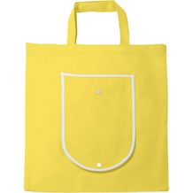 ARLON. Faltbare Einkaufstasche aus Non-woven (80 g/m²) (gelb) (Art.-Nr. CA136342)