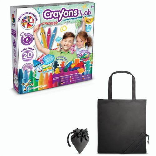 Crayon Factory Kit II. Lernspiel lieferung inklusive einer faltbaren geschenktasche aus 190T (Art.-Nr. CA142945) - Das Lernspiel die Wachsmalstiftefabrik...