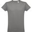 THC LUANDA. Herren-T-Shirt aus Baumwolle im Schlauchformat (Grau) (Art.-Nr. CA144636)