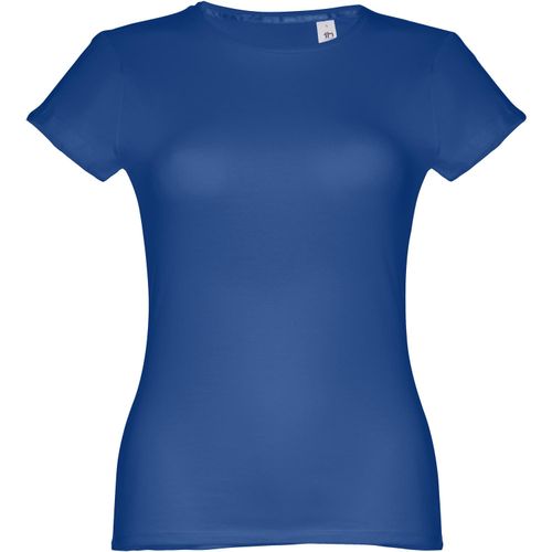 THC SOFIA. Tailliertes Damen-T-Shirt (Art.-Nr. CA144728) - Damen T-Shirt aus 100% Strickjersey und...