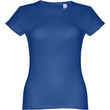 THC SOFIA. Tailliertes Damen-T-Shirt (königsblau) (Art.-Nr. CA144728)