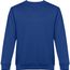 THC DELTA. Sweatshirt (unisex) aus Baumwolle und Polyester (königsblau) (Art.-Nr. CA144816)