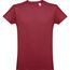 THC LUANDA. Herren-T-Shirt aus Baumwolle im Schlauchformat (burgunder) (Art.-Nr. CA149363)