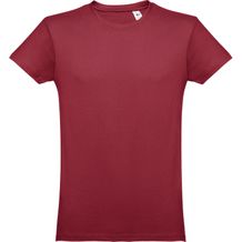 THC LUANDA. Herren-T-Shirt aus Baumwolle im Schlauchformat (burgunder) (Art.-Nr. CA149363)