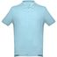 THC ADAM. Kurzarm-Poloshirt aus Baumwolle für Herren (hellblau) (Art.-Nr. CA151427)
