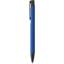 POPPINS. Kugelschreiber aus Aluminium und Gummi (königsblau) (Art.-Nr. CA152775)