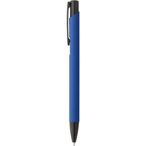 POPPINS. Kugelschreiber aus Aluminium und Gummi (Art.-Nr. CA152775) - Kugelschreiber aus Aluminium mit farbige...