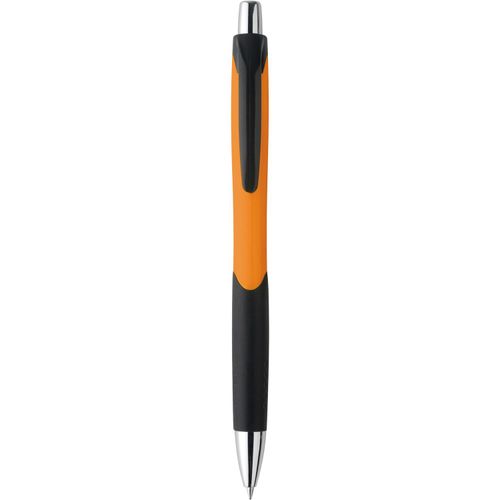 CARIBE. Kugelschreiber aus ABS mit Gummigriff (Art.-Nr. CA155756) - Kugelschreiber aus ABS mit blauschreiben...