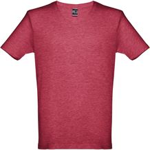 THC ATHENS. Herren T-shirt (Rot melliert) (Art.-Nr. CA161249)
