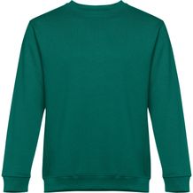 THC DELTA. Sweatshirt (unisex) aus Baumwolle und Polyester (dunkelgrün) (Art.-Nr. CA162885)