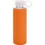 DHABI. Sportflasche aus Borosilikatglas 380 mL (orange) (Art.-Nr. CA163127)