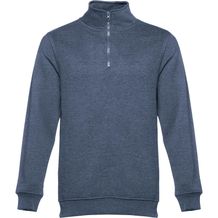THC BUDAPEST. Unisex Sweatshirt (blau melliert) (Art.-Nr. CA163508)