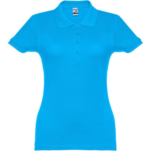 THC EVE. Damen Poloshirt (Art.-Nr. CA164553) - Damen Poloshirt aus Piqué Stoff 100...