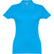 THC EVE. Damen Poloshirt (wasserblau) (Art.-Nr. CA164553)