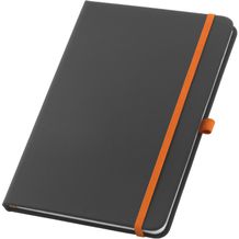 CORBIN. A5 Notizbuch aus PU mit linierten Blättern (orange) (Art.-Nr. CA170944)