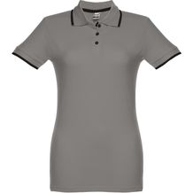 THC ROME WOMEN. "Slim fit" Damen Poloshirt (Grau) (Art.-Nr. CA171425)