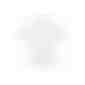 THC ROME WH. Zweifarbiges Baumwoll-Poloshirt für Männer. Weiße Farbe (Art.-Nr. CA175148) - Herren Poloshirt aus Piqué Stoff 100...