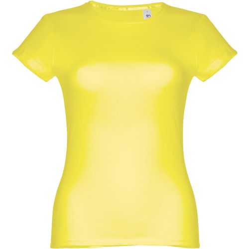 THC SOFIA. Tailliertes Damen-T-Shirt (Art.-Nr. CA175317) - Damen T-Shirt aus 100% Strickjersey und...