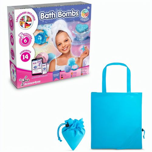Bath Bombs Kit V. Lernspiel lieferung inklusive einer faltbaren geschenktasche aus 190T (Art.-Nr. CA181505) - Lernspiel für Kinder zum Vorbereite...